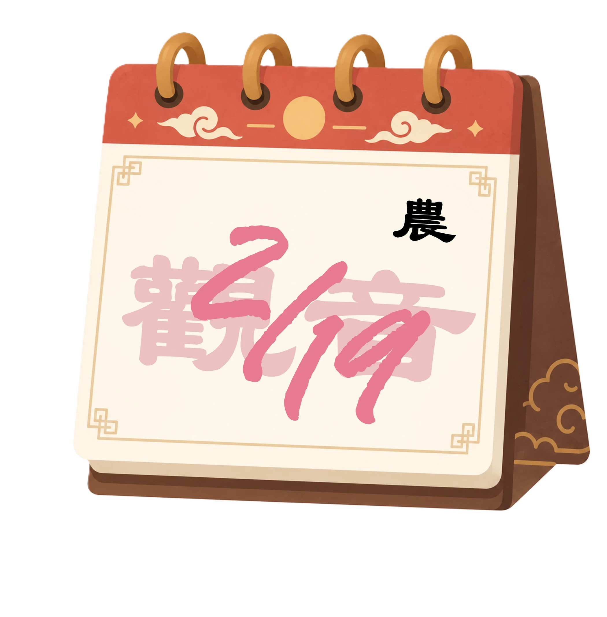 觀世音菩薩 生日日期日曆圖