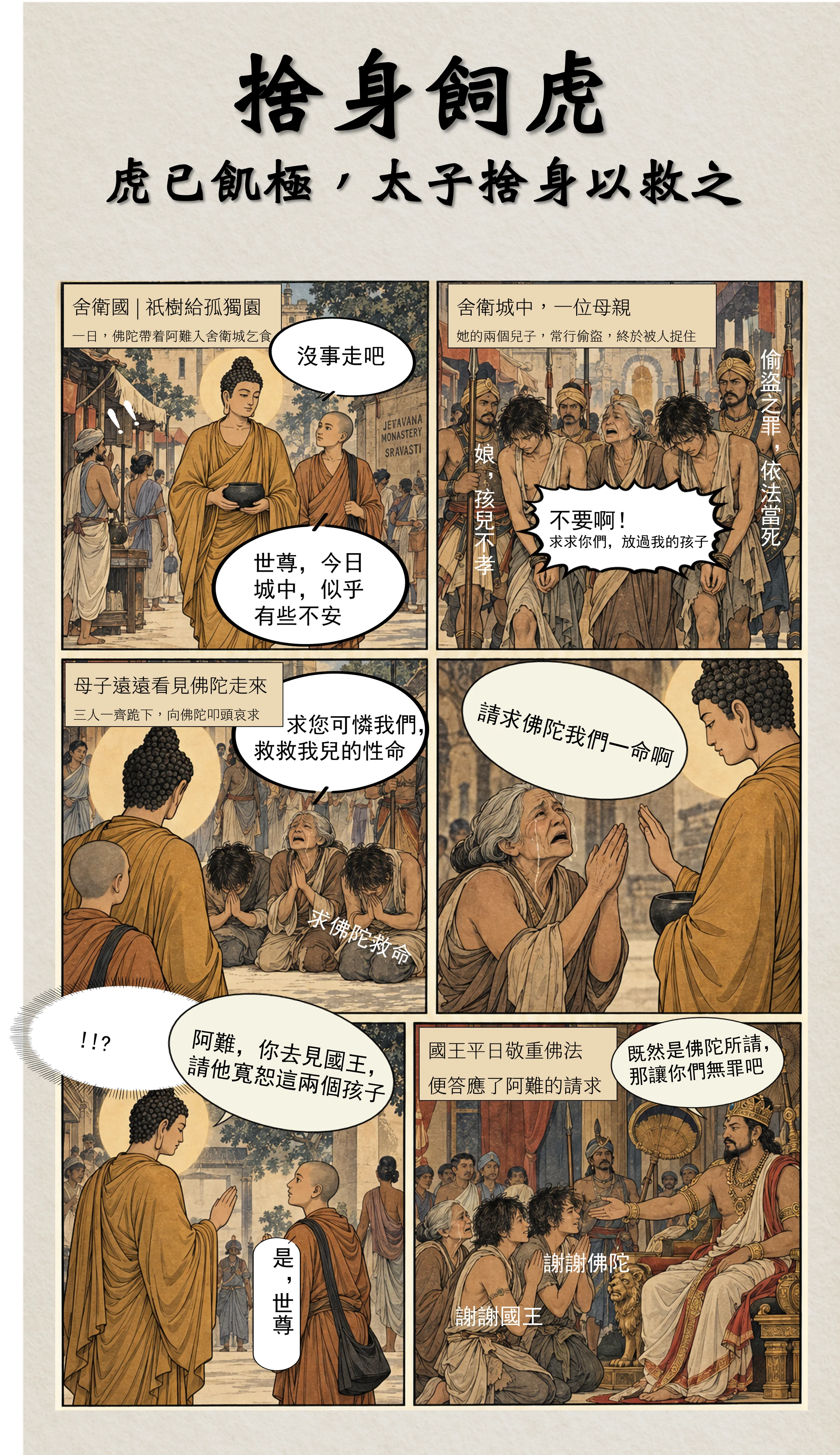 捨身飼虎 漫畫