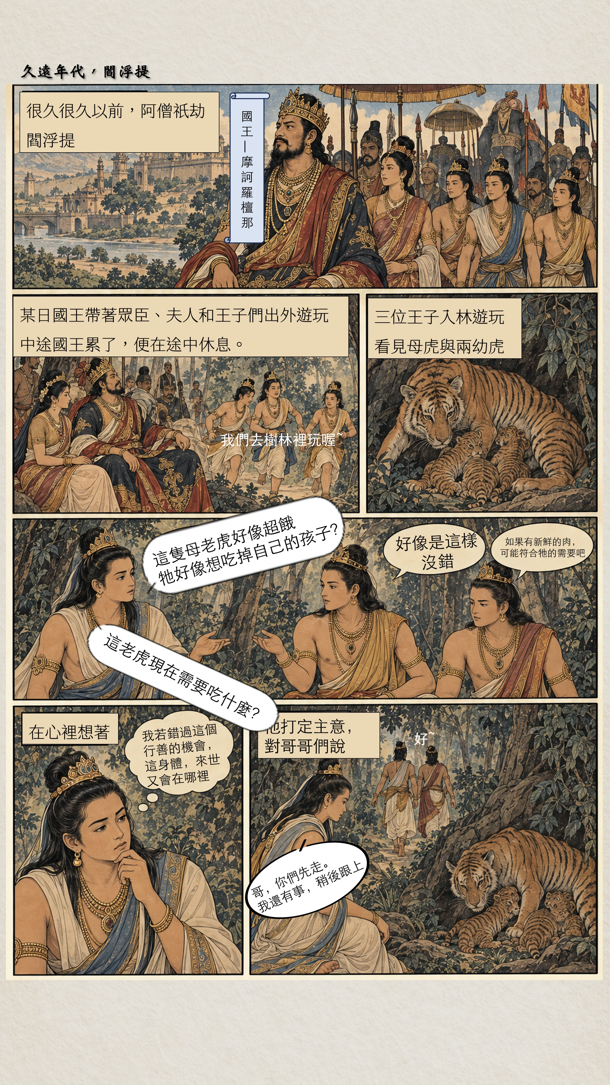 捨身飼虎 漫畫