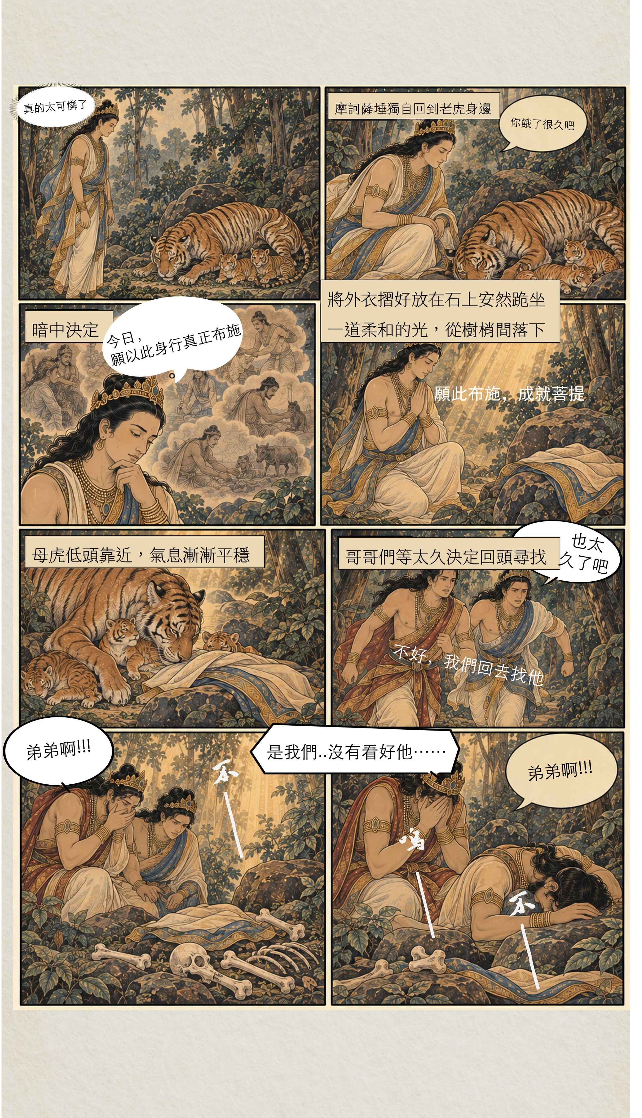 捨身飼虎 漫畫