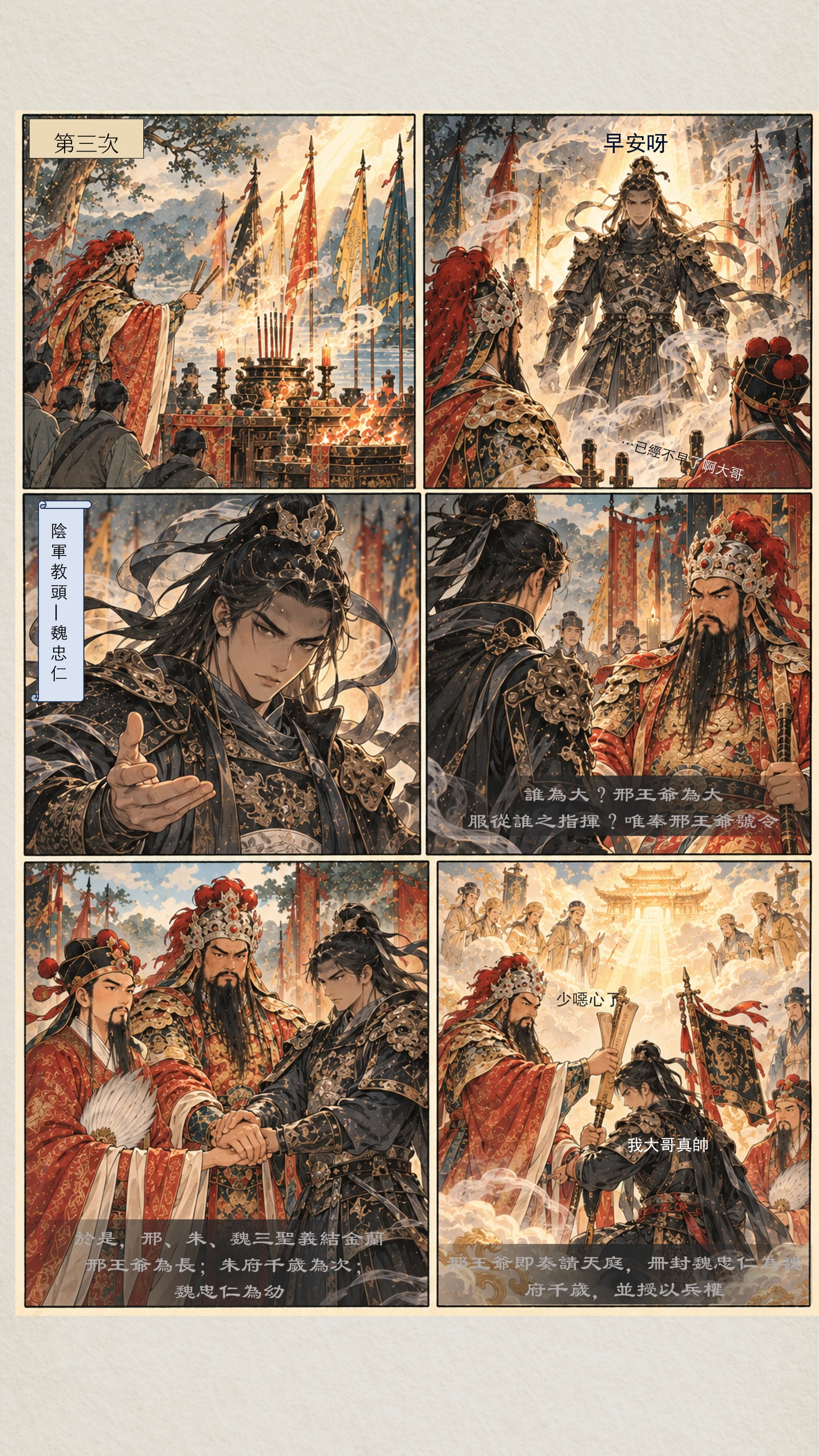 邢朱魏義結金蘭 漫畫